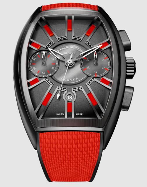 Franck Muller Curvex CX Flash Chronograph Replica Watch CX 36 CC DT FLASH ACNRBR ACBR Red
